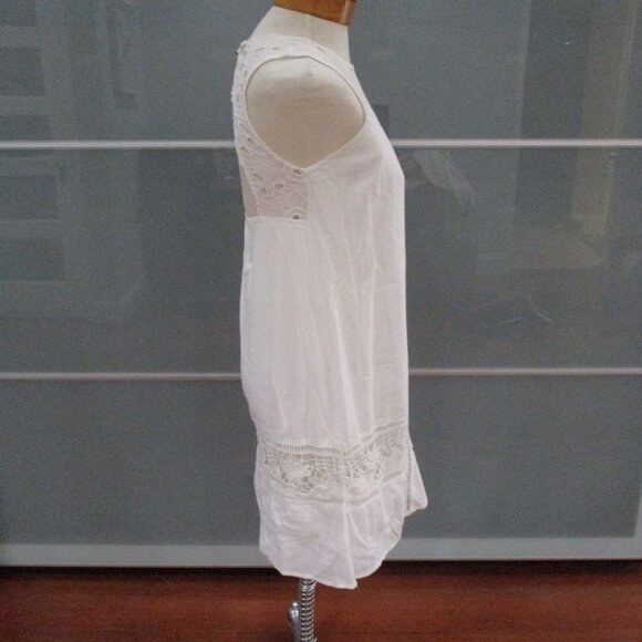 Zara Trafaluc Collecion Open Back Eyelet Shift Tank Dress - Picture 6 of 7